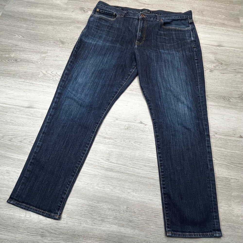 Lucky Brand 121 Heritage Slim Jeans W40 L30 Dark Wash Denim Pants